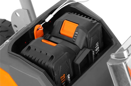 Praca na 2 akumulatorach 21V