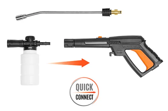 Pistolet z systemem Quick Connect
