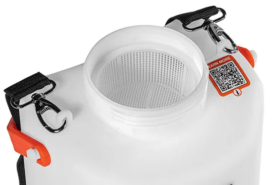 Szeroki otwór wlewowy z filtrem wstępnym