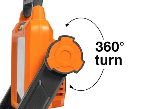 Obrotowa głowica oświetleniowa