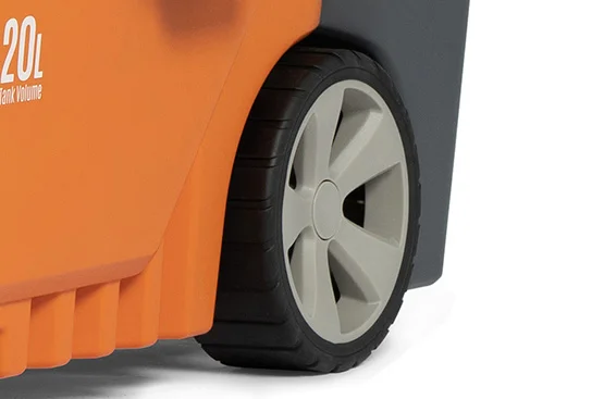 Powiększone tylne koła